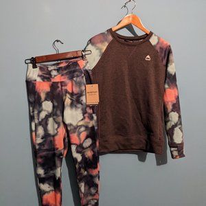 Burton leggings & sweatshirt set